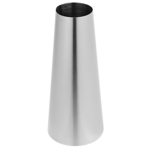 Luxshiny Metal Flower Vase Silver Stainless Steel Durable Flower Holder for Home Decoration and Centerpiece