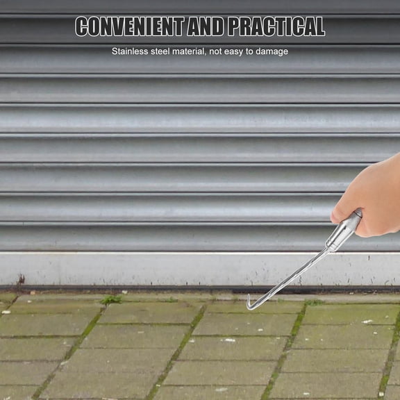Luxshiny Steel Manhole Cover Lifting Tool Sturdy and Versatile for Outdoor Activities