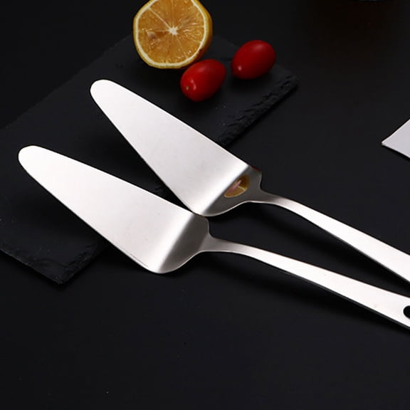 Luxshiny Stainless Steel Cake Turner and Pizza Server for Restaurant and Home Use