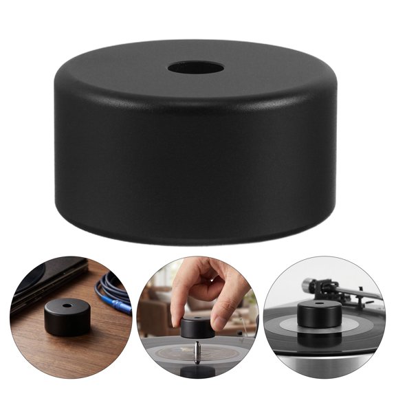 Luxshiny Metal Turntable Disc Stabilizer for 7 Inch Records Protects Needle and Reduces Skipping