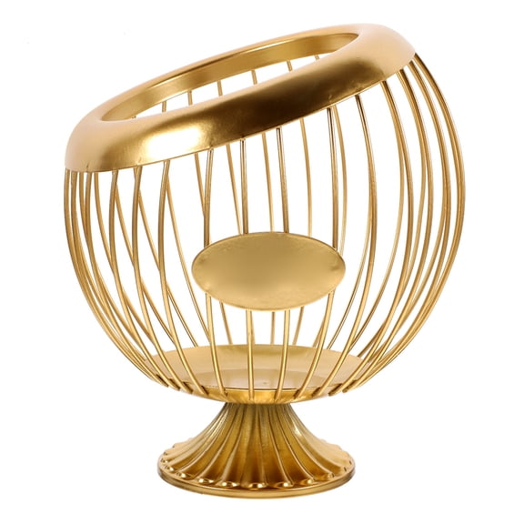 Luxshiny Metal Wire Coffee Holder Basket for Convenient Kitchen and Coffee Bar Storage