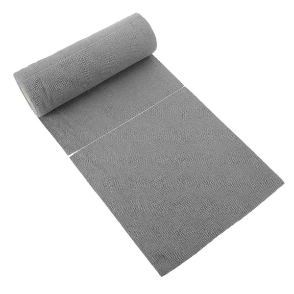 Luxshiny Grey Microfiber Towel Roll - Reusable Cleaning Cloths for Kitchen, Dishes, Hair Drying, Dusting and More