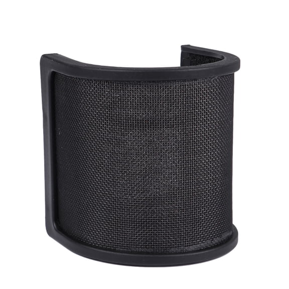 Luxshiny Microphone Filter Wind Screen Black for Reducing Breath Noise and Protecting Mic Surface