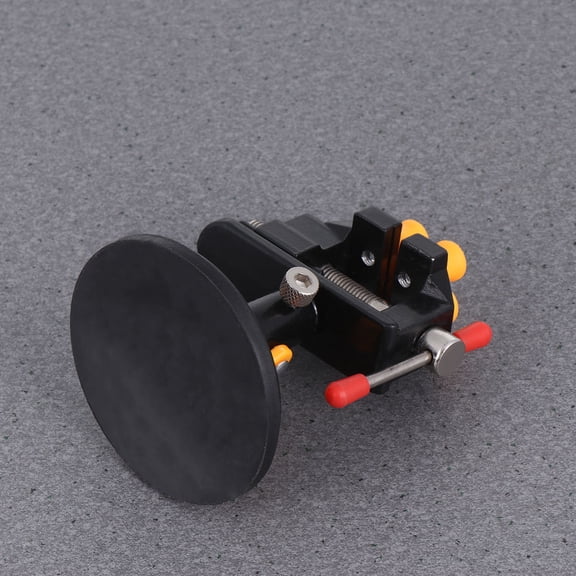 Luxshiny Mini Bench Clamp Flat Table Vice Black Suction Vise 1Pcs for Hobbyists