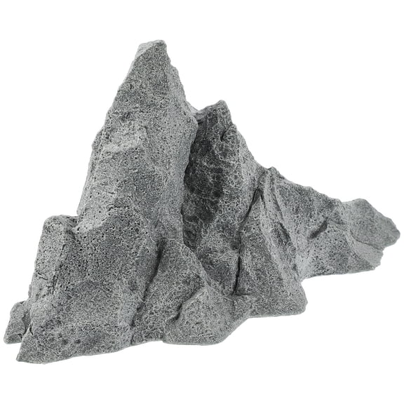 Luxshiny Miniature Garden Ornament Sandstone Grey for Garden Decoration 1 Set