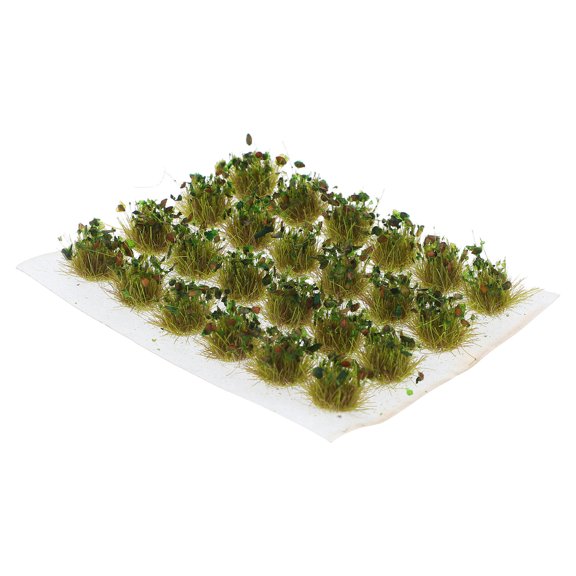 Luxshiny Model Grass Tufts with Lifelike Simulated Texture for Train Landscape and Craft Projects