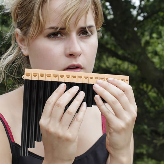 Luxshiny Multi Color Pan Flute for Practice and Performance Suitable for Students and Professionals