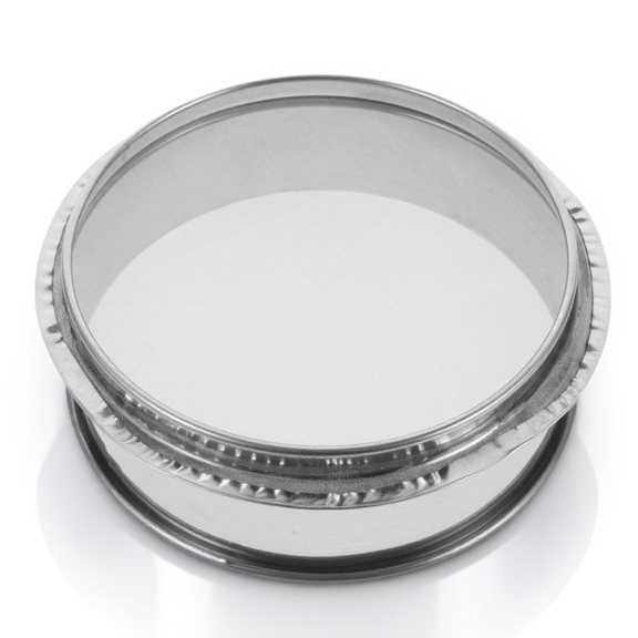 Luxshiny Multi Function Stainless Steel Paint Strainer Sieve with Durable Fine Mesh Plated Silver Design