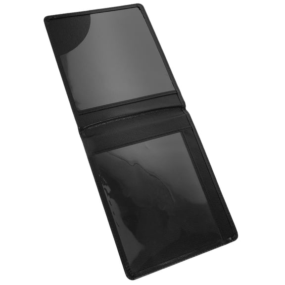 Luxshiny Black Multi-Slot Disabled Certificate Organizer with Wear-Resistant, Anti-Loss Design for Secure Document Storage