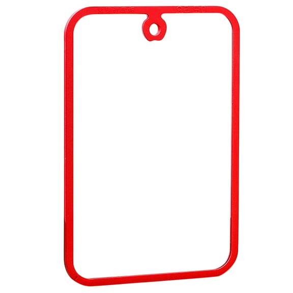 Luxshiny Multi Tempered Glass Sheet Rectangular Kitchen Board for Meal Preparation 1Pack