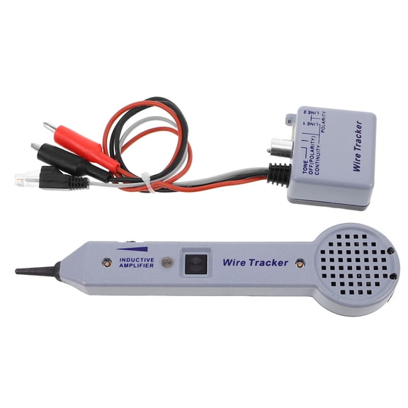 Luxshiny Multi Tone and Trace Tool Kit with Amplifier for Wire Detection Precise Circuit Tester Durable PP Metal