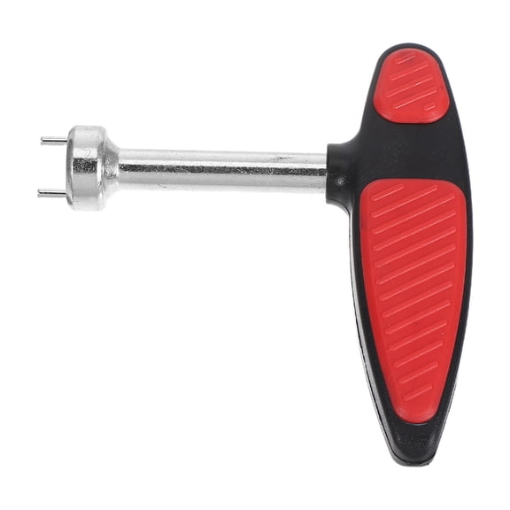 Luxshiny Multifunctional Red Golf Cleat Removal Tool with Integrated Wrench and Spike Remover