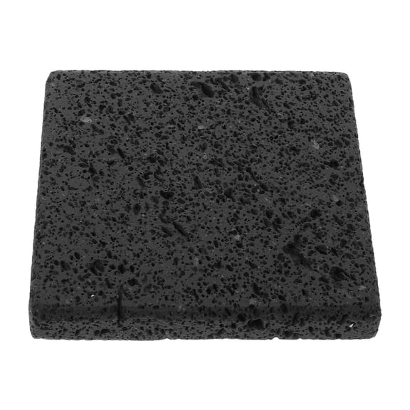 Luxshiny Natural Volcanic Rock Cooking Stone Dark Grey Teppanyaki Grill Plate for Gas Grills