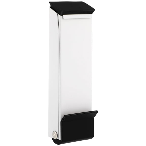 Luxshiny No Drilling White Kick Down Door Stop with Folding Design and Strong Adhesive