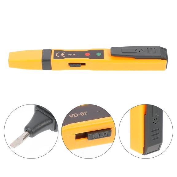 Luxshiny Non-Contact Electricity Detect Pen with Flashlight for Household and Industrial Use