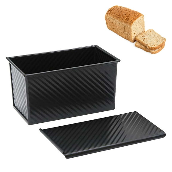 Luxshiny Non Stick Bakeware Toast Shape Pan Carbon Steel Easy to Clean 1 Set