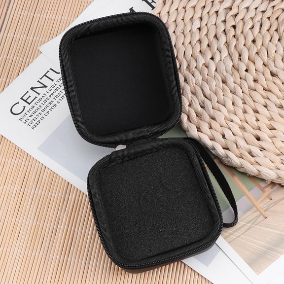 Luxshiny 1Pc Essential Oils Storage Holder Black Eva Case Water Resistant Hard Shell with Divider for Travel