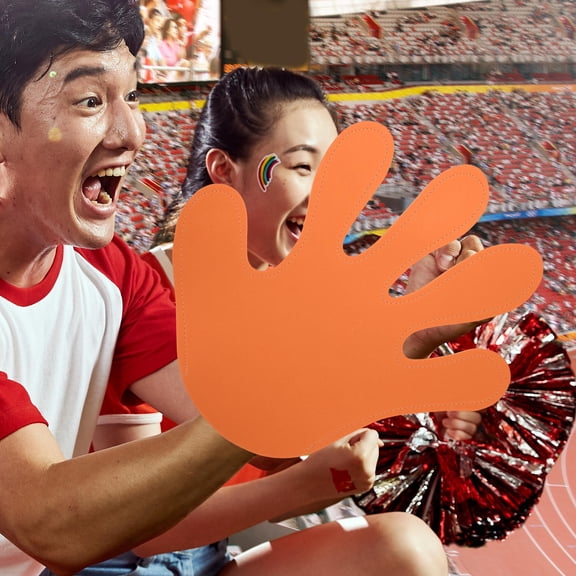 Luxshiny Festival Cheering Fingers Cheering Hand Prop Made of PP Cotton for Parties 1Pcs