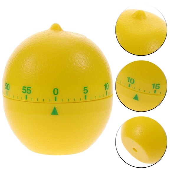 Luxshiny Orange Plastic Kitchen Cooking Timer Mechanical Countdown Time Management Tool