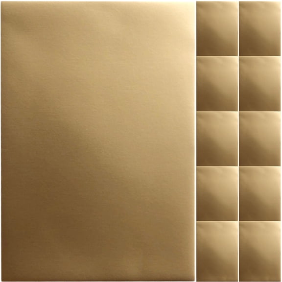 Luxshiny Origami Paper Gold Glitter Card for Crafts and Art Projects DIY Decorative Folding Paper