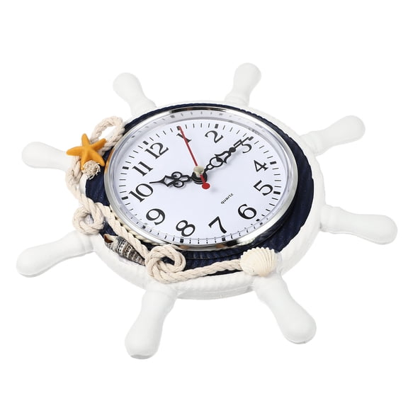 Luxshiny Outdoor Clock Nautical Wall Clock Random Color Silent Bathroom Clock 1Pack