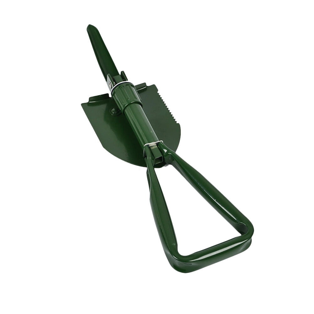 Luxshiny Outdoor Military Shovel with Folding Handle for Camping Gardening and Hiking Use - Thumbnail 2