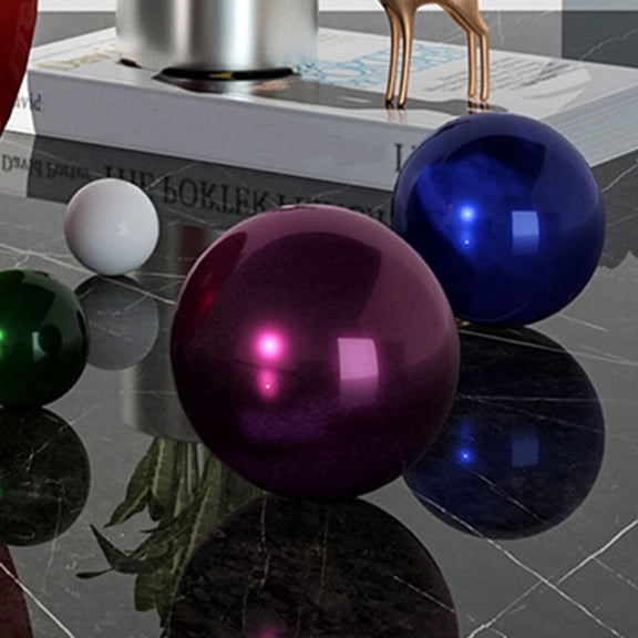 Luxshiny Outdoor Stainless Steel Mirror Spheres Reflective Globe Polished Smooth Set