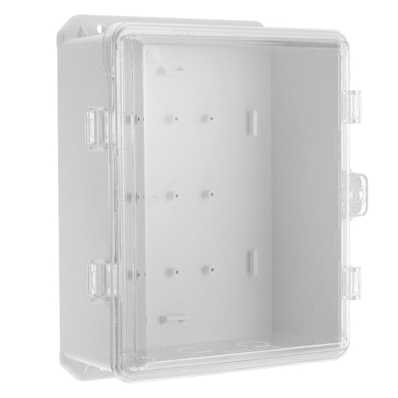 Luxshiny Outdoor Plastic Electrical Enclosure Box Waterproof with Clear Panel for Factory Projects
