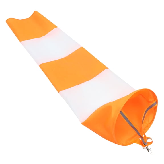 Luxshiny Oxford Cloth Orange Windsock for Garden Use with Reflective Wind Direction Indicator
