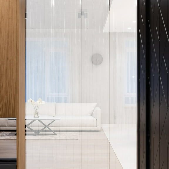 Luxshiny PVC Door Curtain for Commercial Use Windproof Transparent 1Pcs