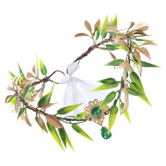 Luxshiny Leaf Headband Plastic Decorative Accessory for Party, Costume, Festival, and Special Events