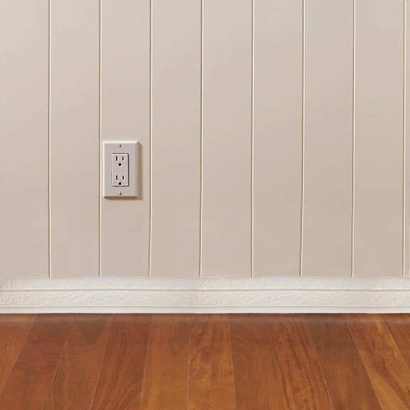 Luxshiny Peel and Stick White Foam Wall Molding Trim Corner Protector for Furniture and Walls