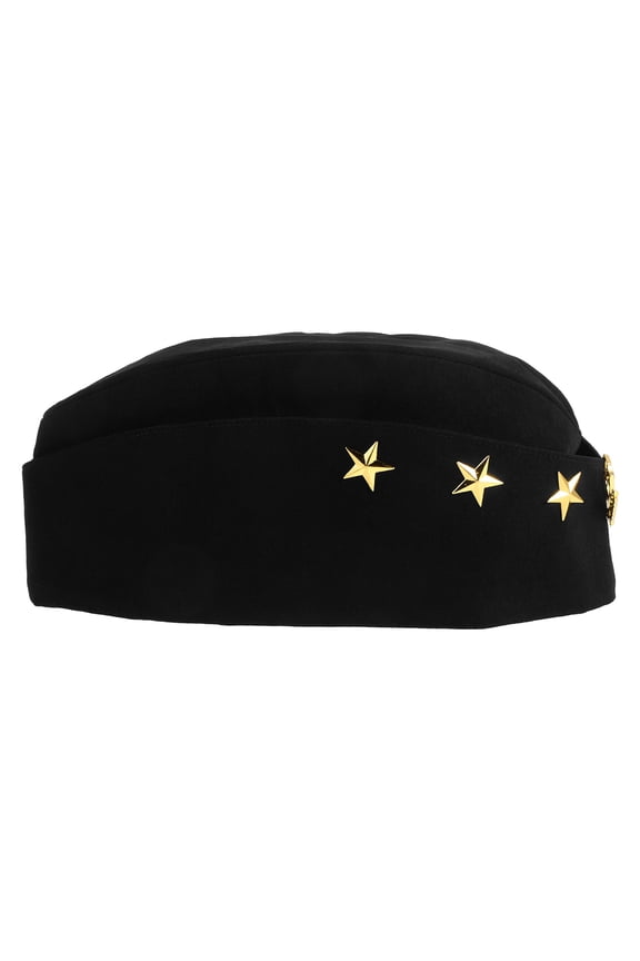 Sailor Costume Cap Black Portable Canvas for Cosplay Lightweight
