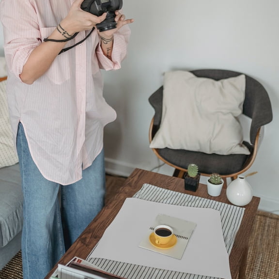 Luxshiny Photography Backdrop Light Grey Photo Booth Background Cloth for Home Portraits Durable and Easy to Use