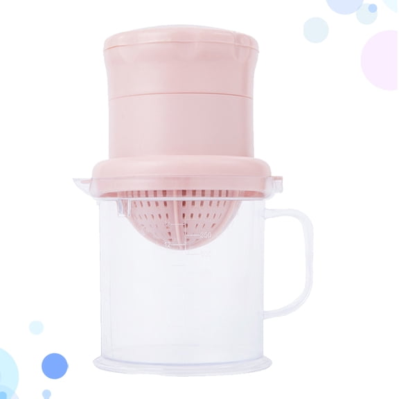 Luxshiny Pink Kitchen Manual Juice Maker Hand Press Fruit Squeezer with Easy Clean Feature for Citrus