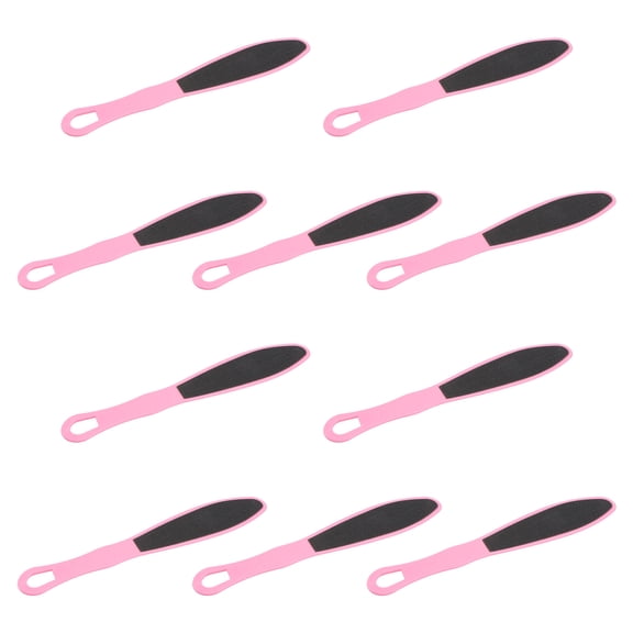 Luxshiny 10Pcs Pedicure File Pink Foot Scrubber Foot Care Tool for Removal