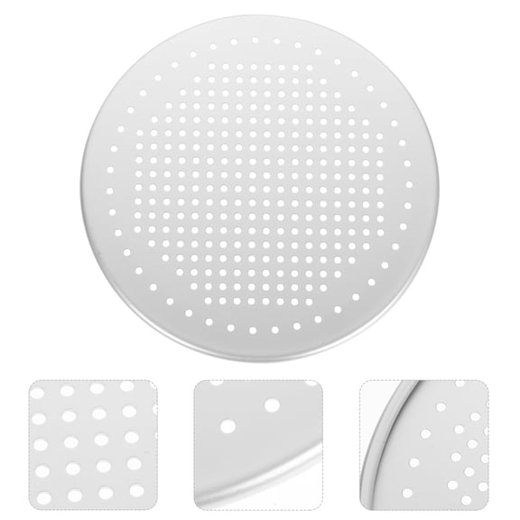 Luxshiny Pizza Sheet Pan Round Nonstick Baking Pan for Household Users 1Pcs