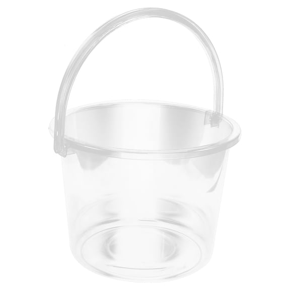 Luxshiny Plastic Bucket With Handle Wide Application Water Storage 1Pcs