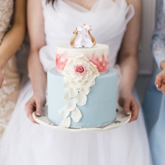 Luxshiny Plastic Cake Topper Decoration with Clear Outline Perfect for Car Dashboard Or Tabletop Display