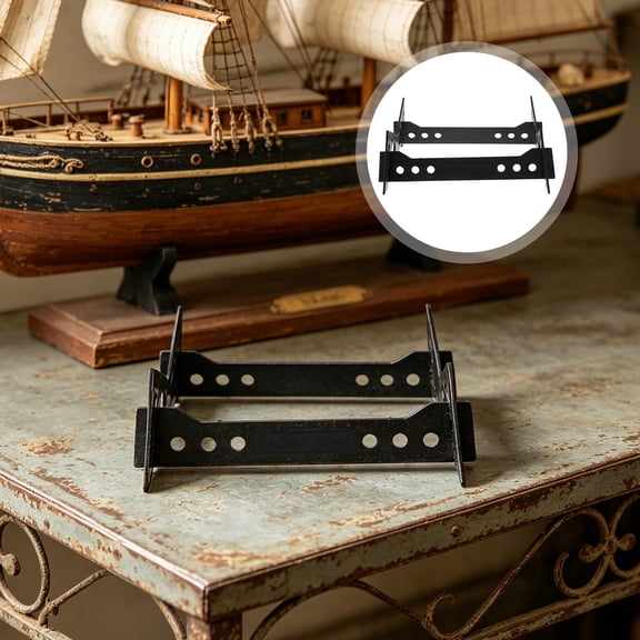 Luxshiny Plastic Model Boat Display Stand Holder with Modular Design for Easy Assembly