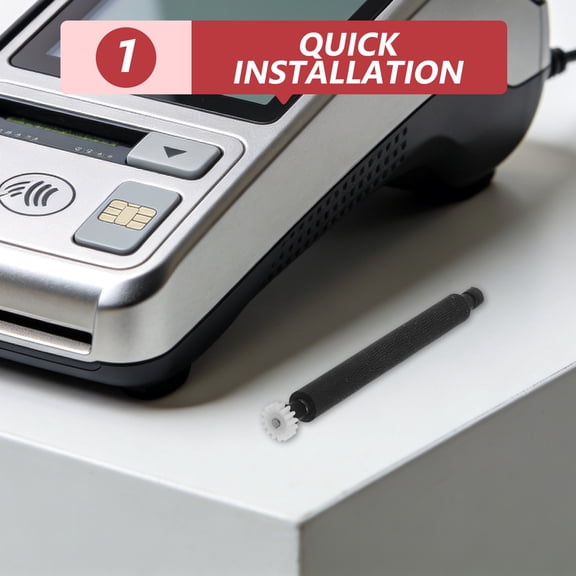 Luxshiny Plastic Paper Roller for Printer Replacement Parts Enhanced Print Clarity Black