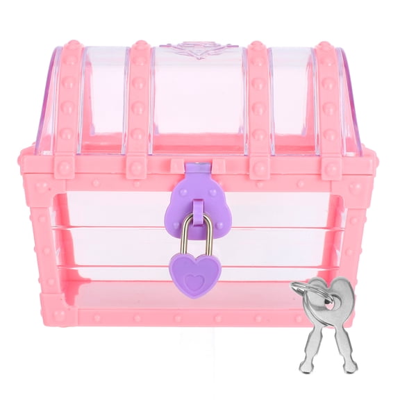 Luxshiny Plastic Treasure Chest Lock for Jewelry Storage and Home Decoration