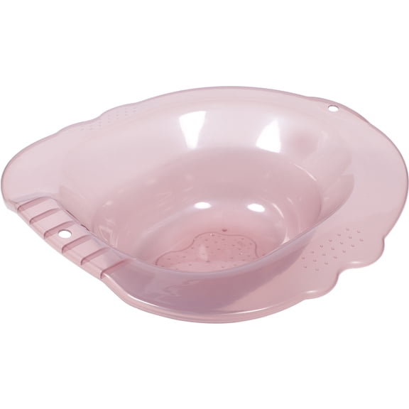 Luxshiny Useful Sitz Bath Basin Pink Plastic for Treatment 1Pack