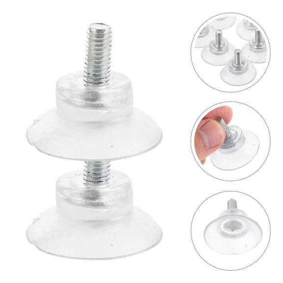 Luxshiny Plastic Suction Cups for Glass Tabletop Replacement Nonslip Surface Pads