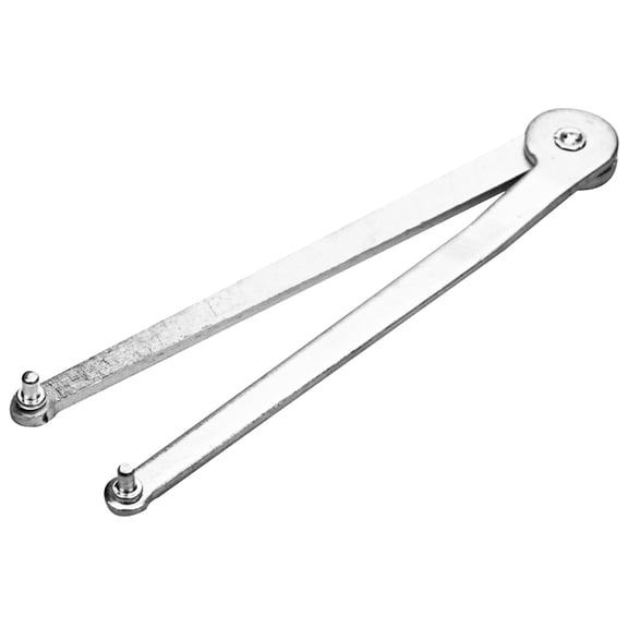 Luxshiny Steel Adjustable Angle Wrench Plated Silver for Professional Disassembly