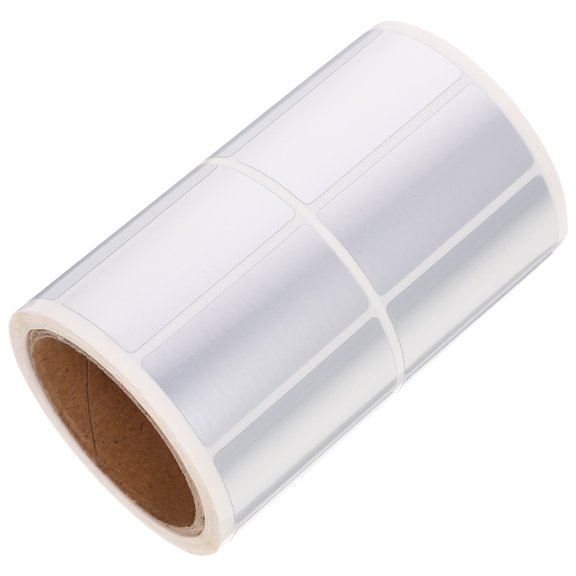 Alasum Plated Silver Blank Sticker Labels for Printing Address Price and Bottle Labels