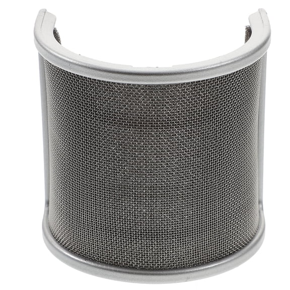 Luxshiny Plated Silver Metal Mesh Pop Filter for Microphone Noise Reduction and Wind Protection