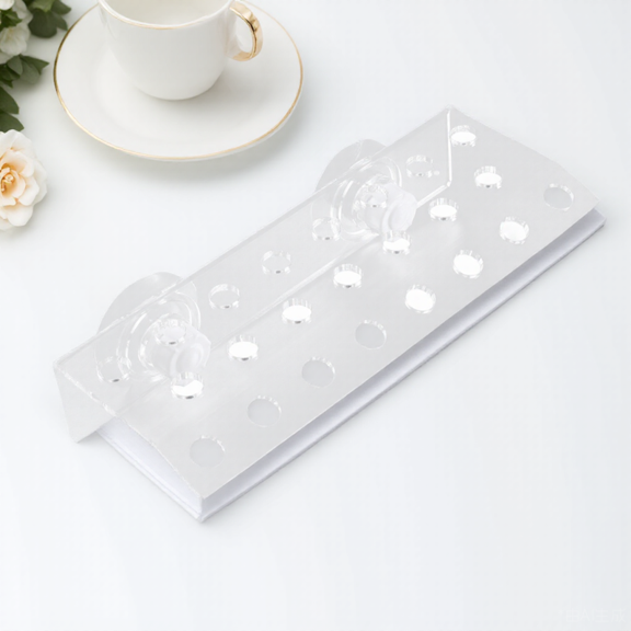 Luxshiny Plugs Holder Coral Frag Rack Transparent Acrylic Coral Holder 1Set