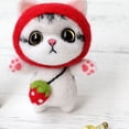 thumbnail image 1 of Luxshiny Plush Cat DIY Needle Felting Kit with Colored Wool Felt Materials for Creative Hand Craft, 1 of 8