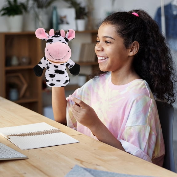 Luxshiny Plush Puppet Toy for Kids, Perfect for Storytelling and Christmas Fun - 1 Piece